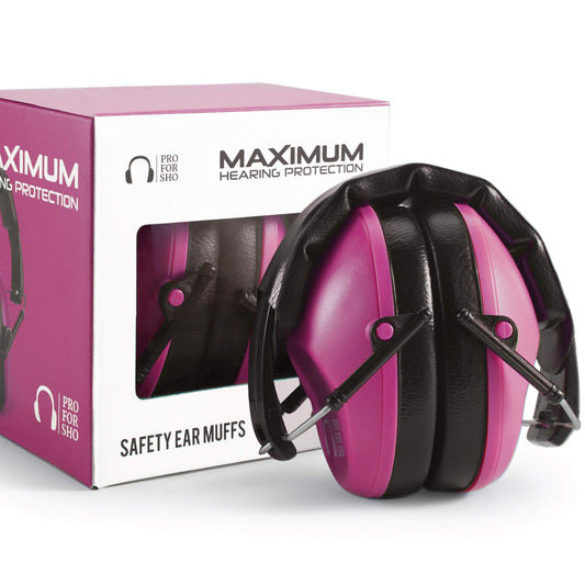 34dB Shooting Ear Protection - Special Designed Ear Muffs Lighter Weight & Maximum Hearing Protection