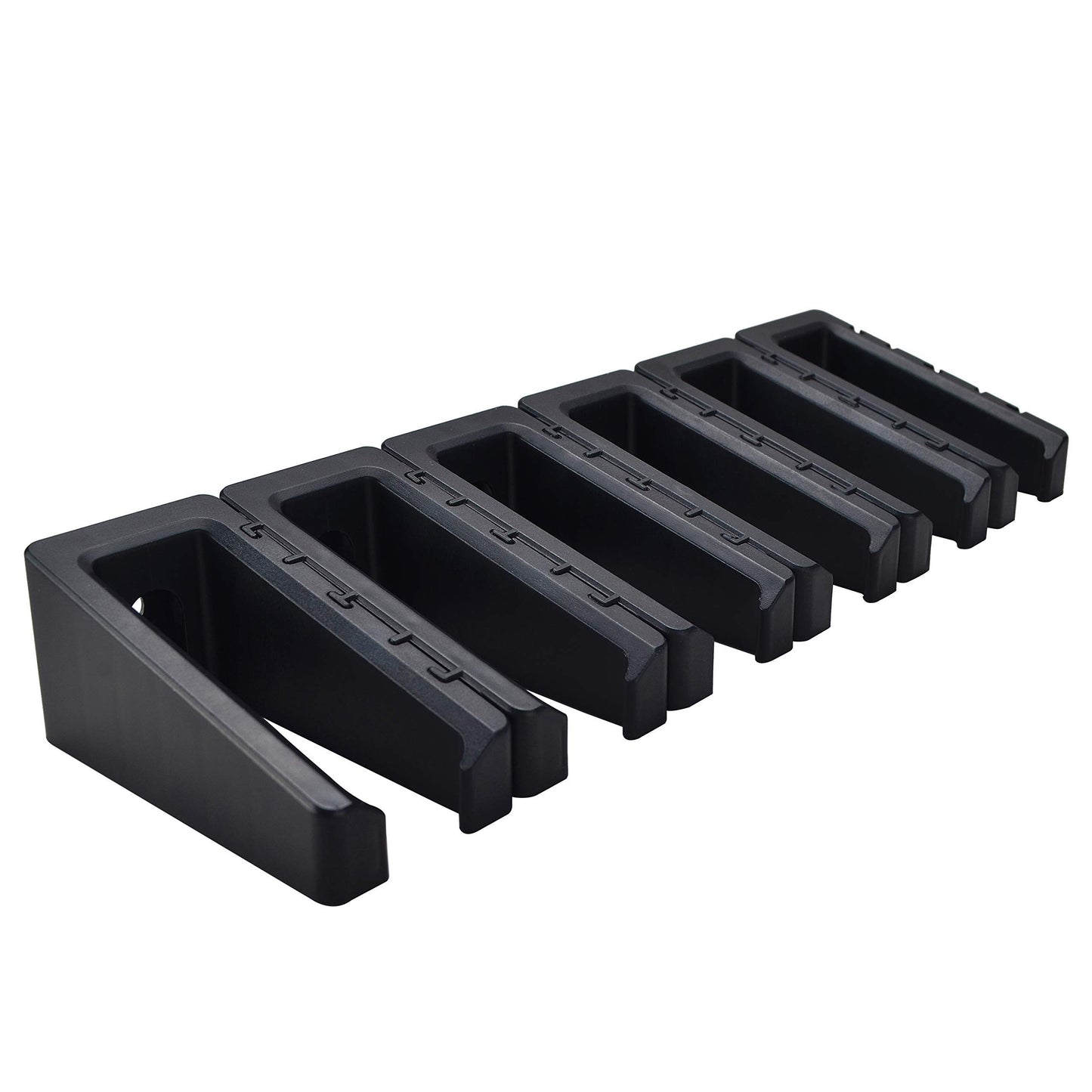 Wall Mount Magazine Rack—Detachable Storage System (Holds 6 Magazines)