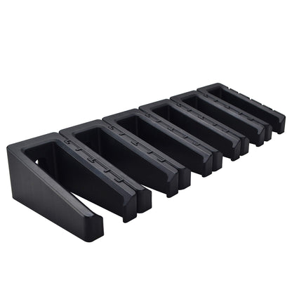 Wall Mount Magazine Rack—Detachable Storage System (Holds 6 Magazines)