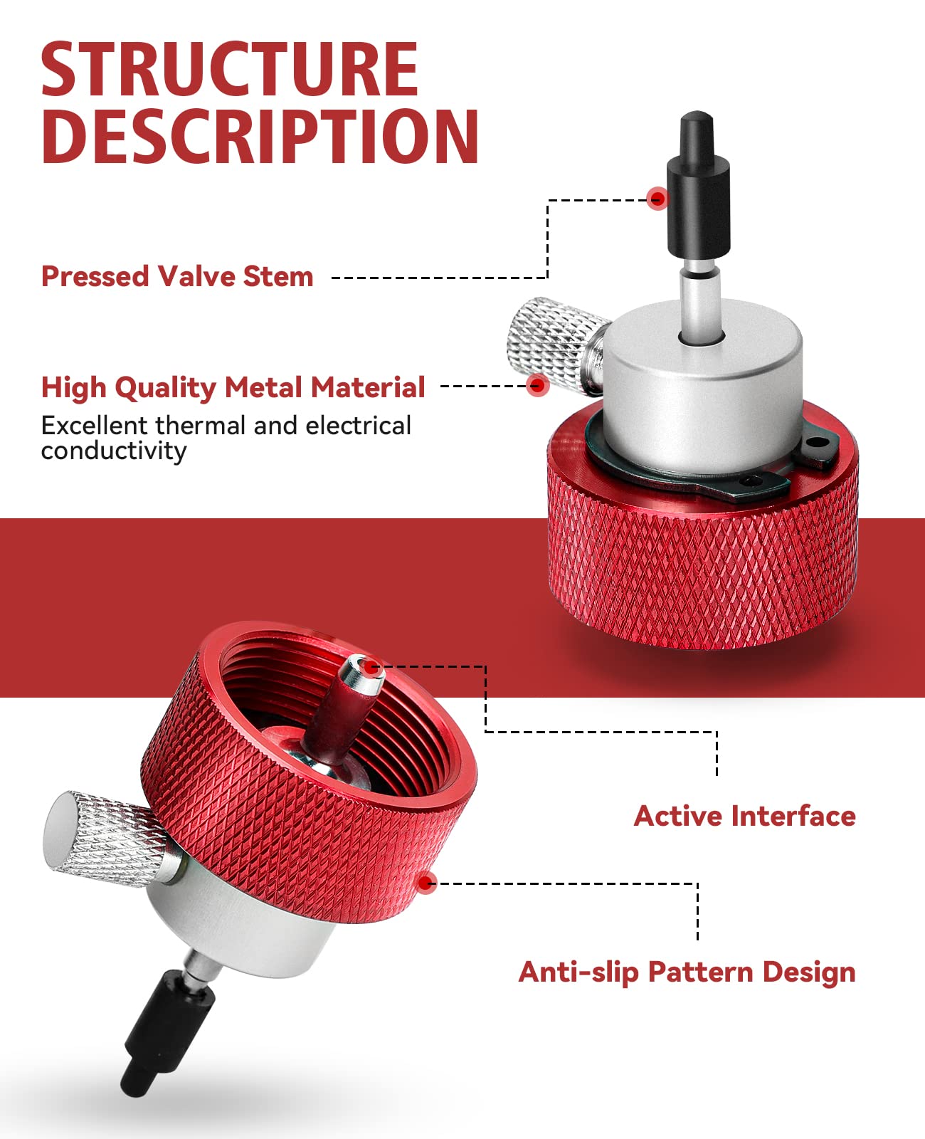 Airsoft Propane Filling Adapter with Silicone Oil Port