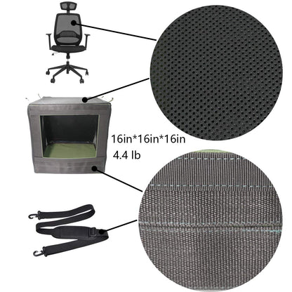 Portable Airsoft Target Box with BB Trap for Ammo Recycling