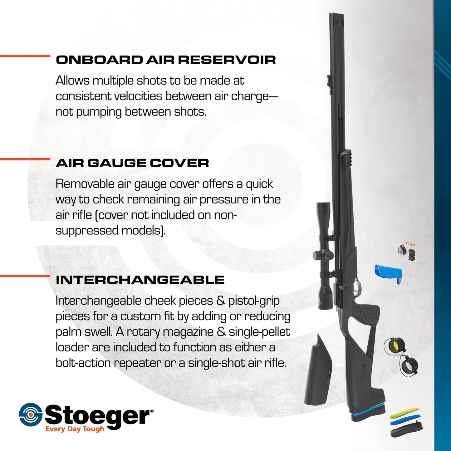 .177 Caliber Airgun with Fiber-Optic Sights and 4x32 Scope