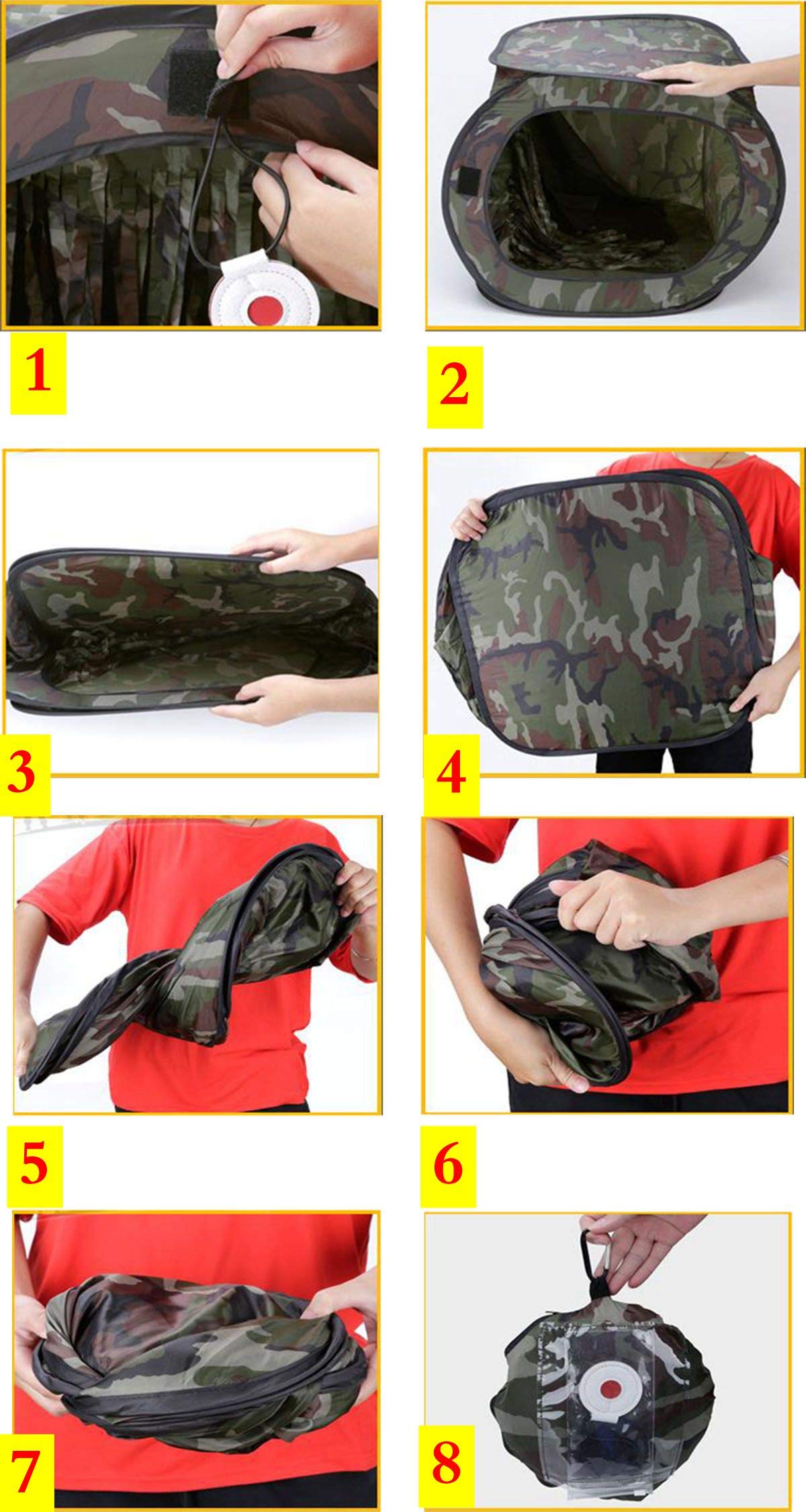 Portable Airsoft Target Box with BB Trap