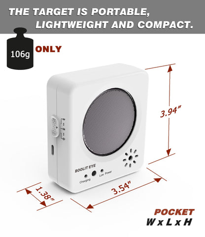 Laser Training Target with Sound and Flash Feedback