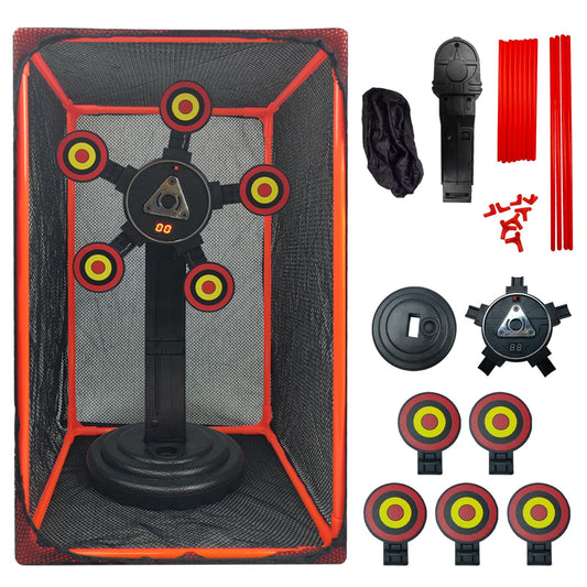 Digital Rotating Shooting Target with Net and Display