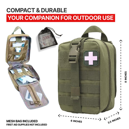MOLLE Rip-Away EMT Medical First Aid Pouch (OD Green)