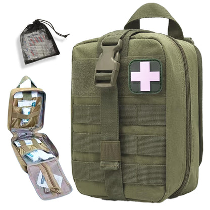 MOLLE Rip-Away EMT Medical First Aid Pouch (OD Green)