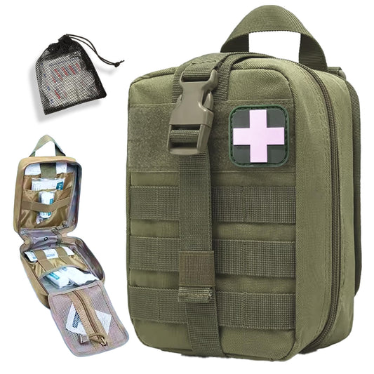 MOLLE Rip-Away EMT Medical First Aid Pouch (OD Green)