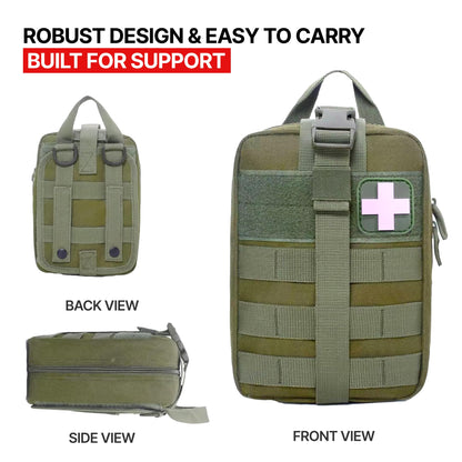 MOLLE Rip-Away EMT Medical First Aid Pouch (OD Green)