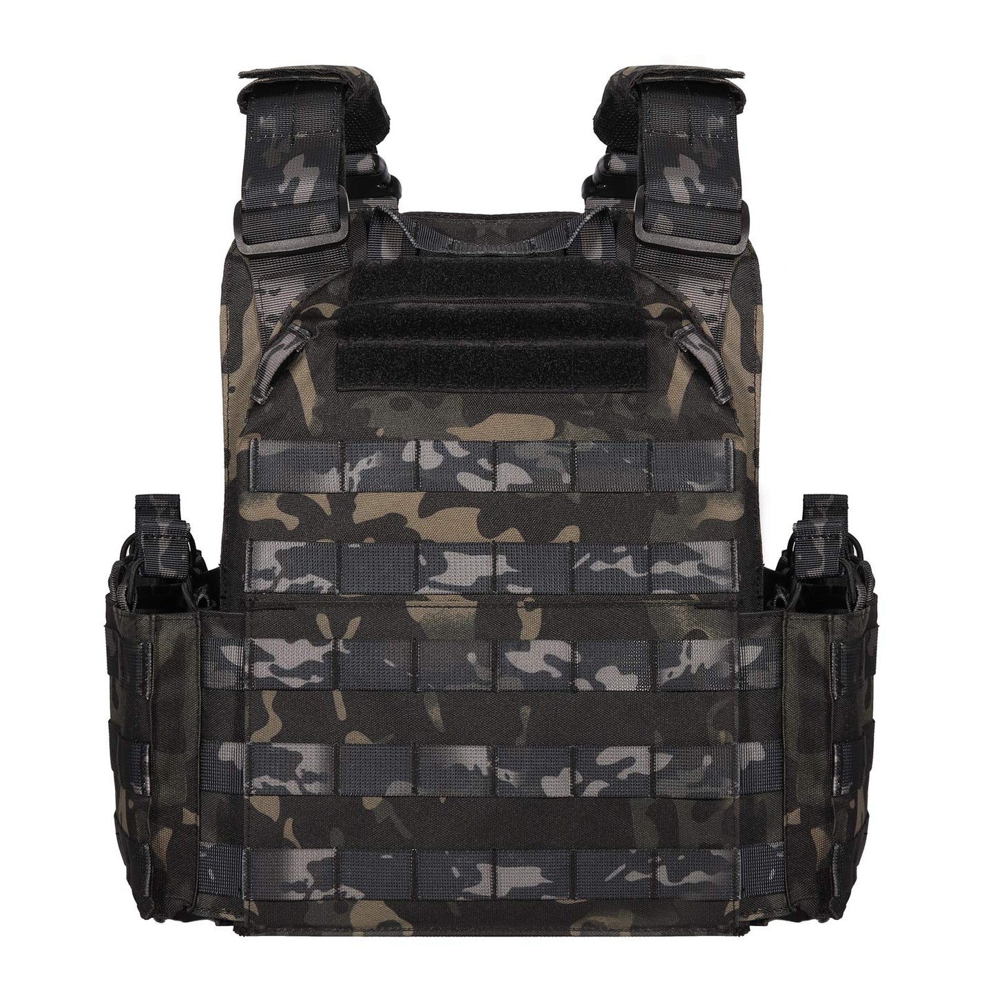Quick Release Tactical Vest for Adults (Black CP)