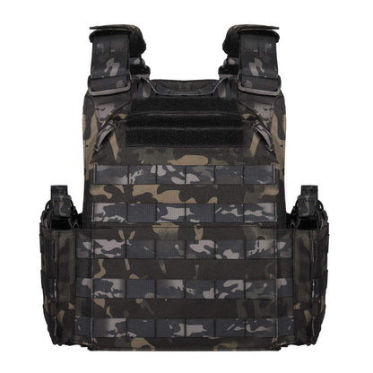 Quick Release Tactical Vest for Adults (Black CP)
