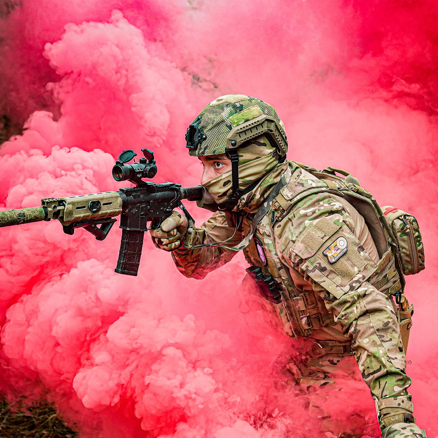 G3 Tactical Camouflage Combat Suit with Knee Pads